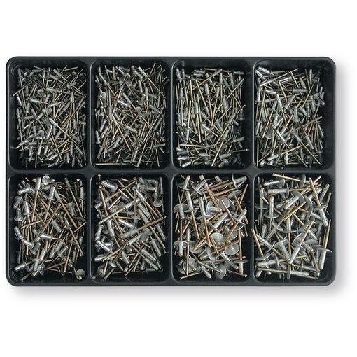 Assortiment rivets